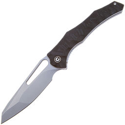 Нож CIVIVI Spiny Dogfish stonewash сталь 14C28N рукоять Black G10 (C22006-1)