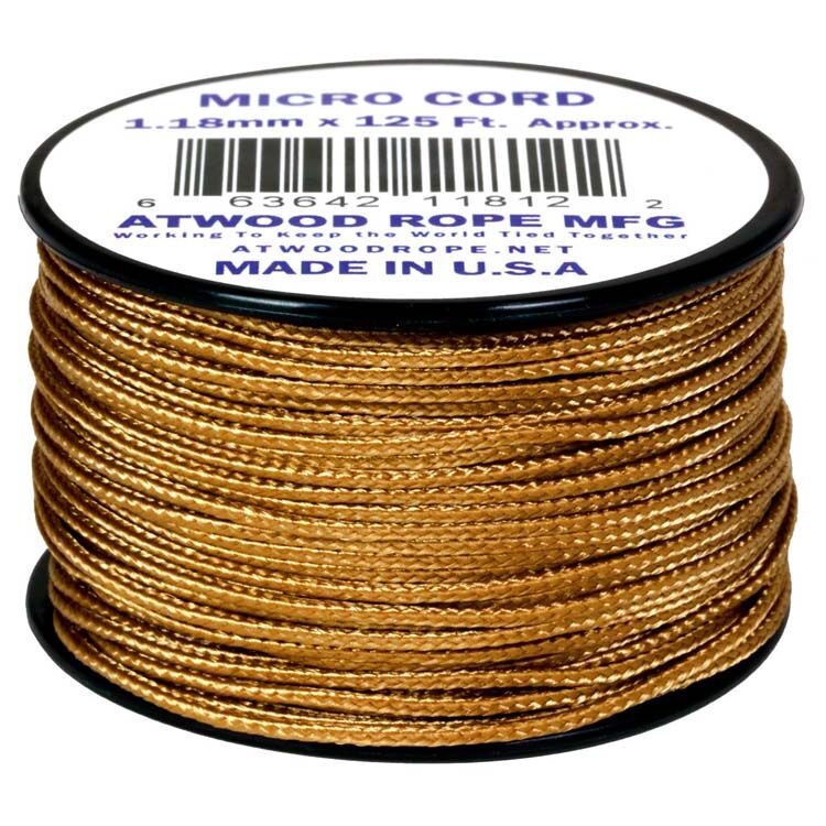 Паракорд Atwoodrope Micro Cord Tan 38м