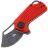 Нож Black Fox Puck blackwash сталь D2 рукоять Red G10 (BF-761 R)