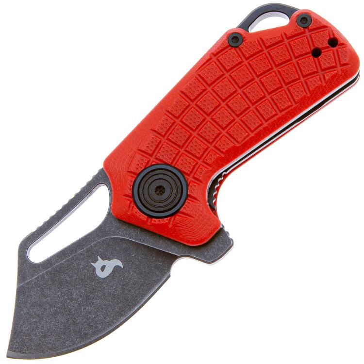 Нож Black Fox Puck blackwash сталь D2 рукоять Red G10 (BF-761 R)