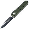Нож Microtech UTX-85 S/E black сталь M390 рукоять OD Green Aluminium (231-1OD)