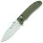 Нож Ganzo G704-GR cталь 440C рукоять Green G10
