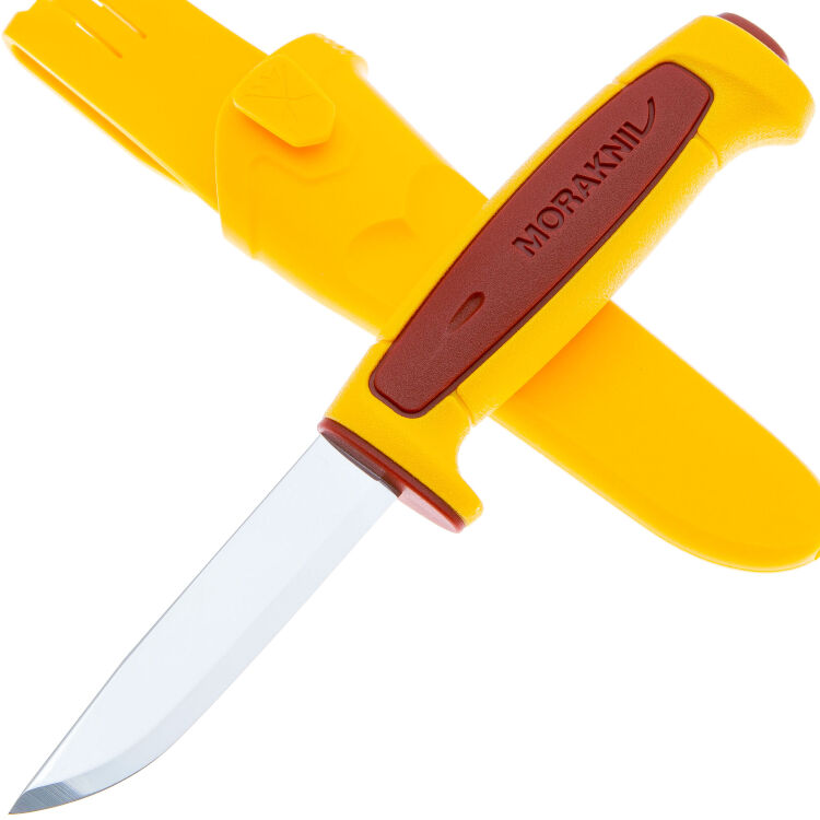 Нож Mora Basic 546 LE 2023 Dala Red/Yellow сталь Stainless Steel рукоять Polypropylene (14148)