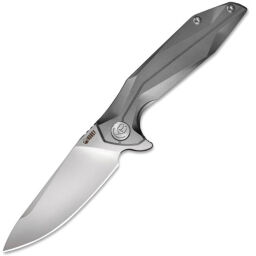 Нож Kubey Nova сталь AUS-10 рукоять Gray Titanium