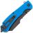 Нож Daggerr Rhino DL blackwash сталь 8Cr14MoV рукоять Blue FRN