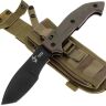 Нож FOX Meskwaki сталь N690 рукоять G10 Earth (FX-501)