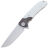 Нож Maxace Goliath cталь SLD-Magic рукоять White G10/Dark Gray Ti