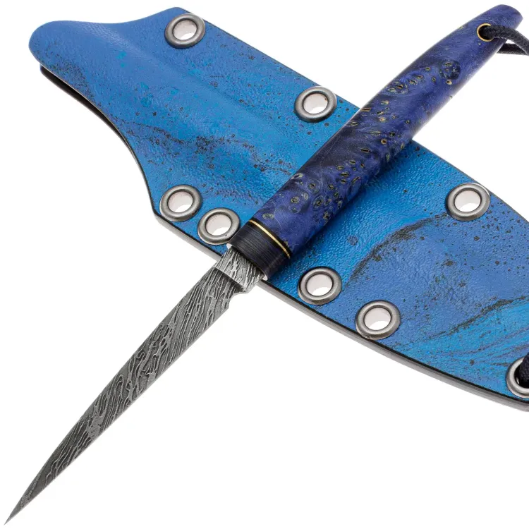 Нож Волчий Век Сечень Custom сталь MagnaCut WA рукоять авторский карбон/карельская береза