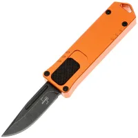 Нож Boker Plus USB OTF 2.0 blackwash сталь D2 рукоять Burnt Orange Aluminium (06EX267)