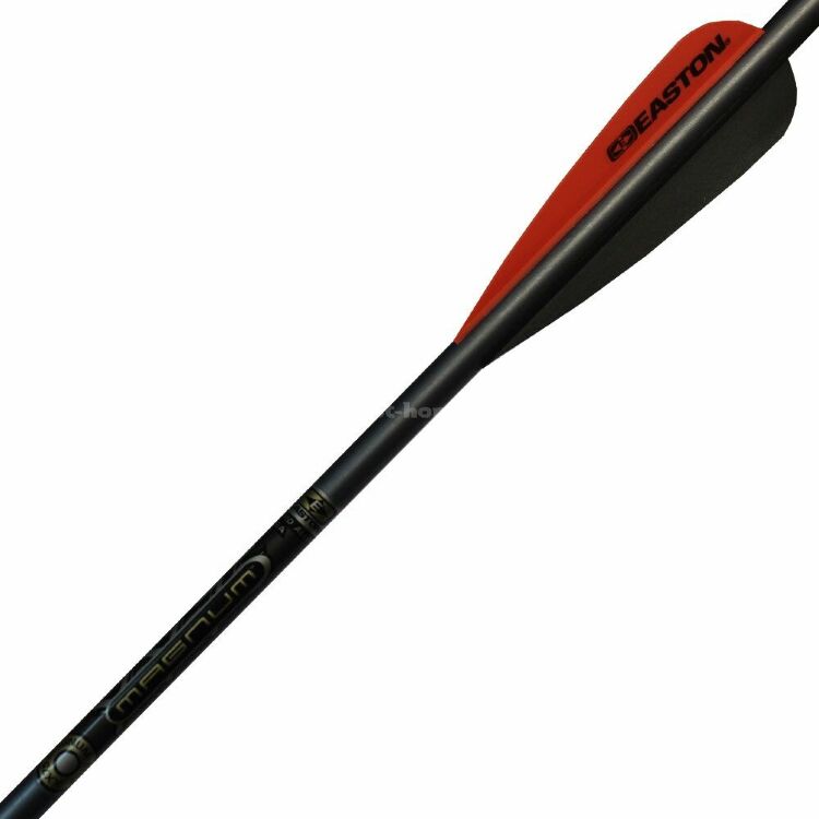 Стрела для арбалета алюминий Easton XX75 Magnum 20"  Vanes 3" Halfmoon Nock