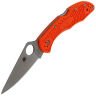 Нож Spyderco Delica 4 сталь VG-10 рукоять Orange FRN (C11FPOR)