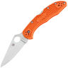 Нож Spyderco Delica 4 сталь VG-10 рукоять Orange FRN (C11FPOR)