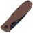 Нож ESEE Zancudo black сталь AUS-8 рукоять Coyote Brown GFN (BRKR1CBB)