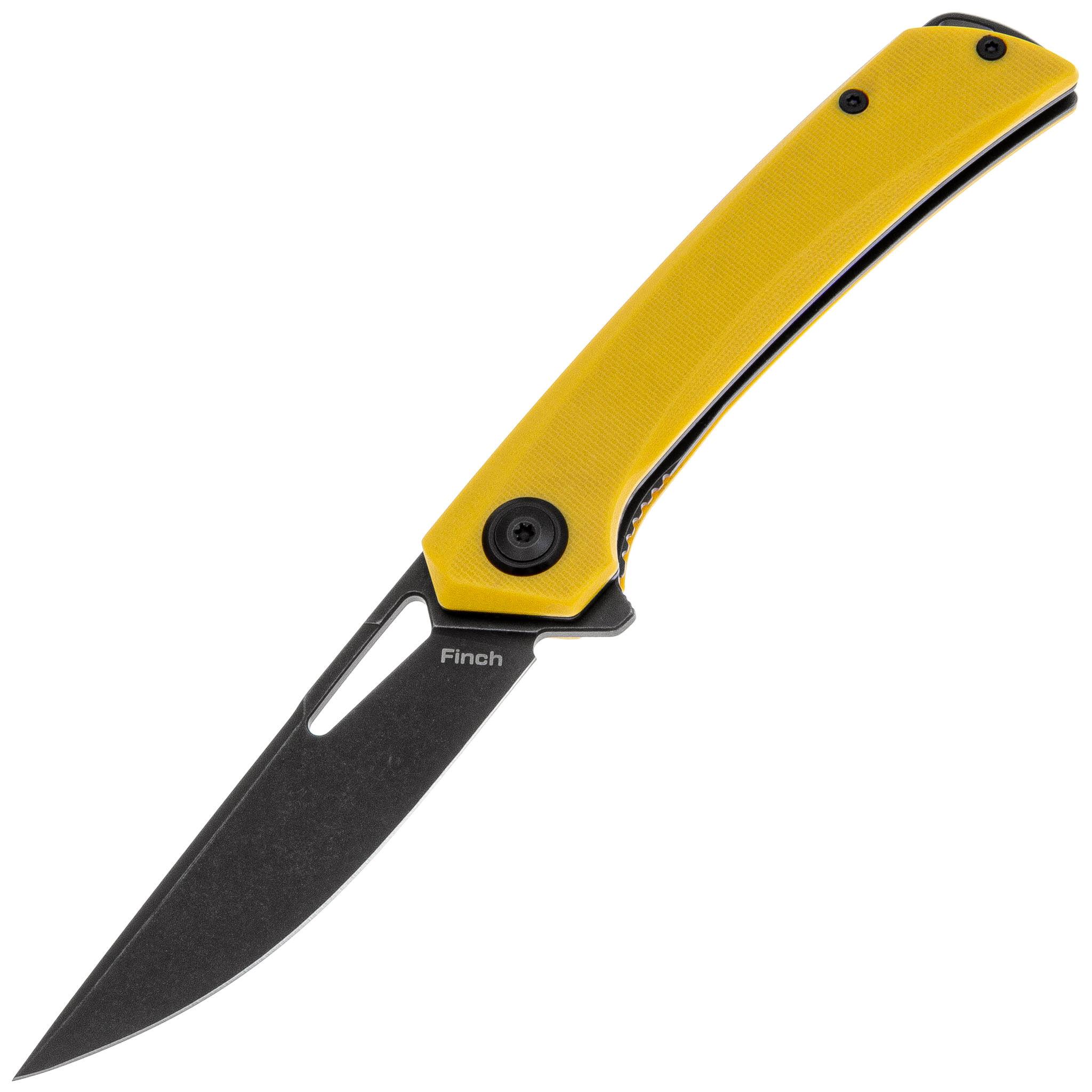 Нож Mr.Blade Finch blackwash AUS-8 Yellow G10 | Магазин ножей Forest-Home