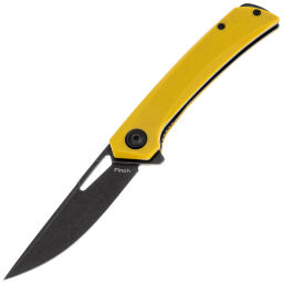 Нож Mr.Blade Finch blackwash сталь AUS-8 рукоять Yellow G10