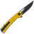 Нож Mr.Blade Finch blackwash сталь AUS-8 рукоять Yellow G10