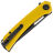 Нож Mr.Blade Finch blackwash сталь AUS-8 рукоять Yellow G10