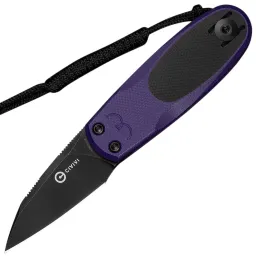 Нож CIVIVI Purr blackwash сталь Nitro-V рукоять Purple/Black G10 (C25054-3)
