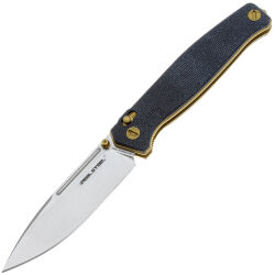 Нож Real Steel Huginn stonewash сталь VG-10 рукоять Denim Micarta (7651DM)