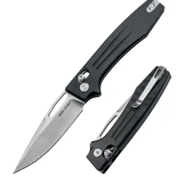 Нож Real Steel Vena satin сталь Nitro-V рукоять Black G10 (7191SB)