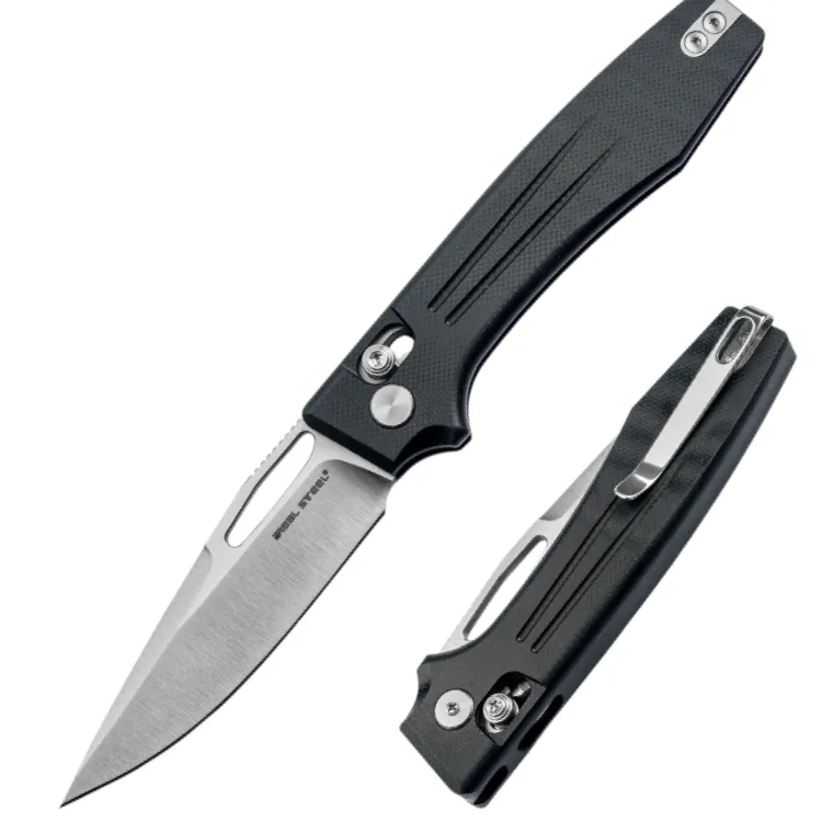 Нож Real Steel Vena satin сталь Nitro-V рукоять Black G10 (7191SB)