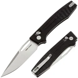 Нож Real Steel Vena satin сталь Nitro-V рукоять Black G10 (7191SB)