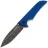 Нож Kershaw Skyline Factory Second blackwash сталь 14C28N рукоять Blue G10 (1760BLBW XXXX)