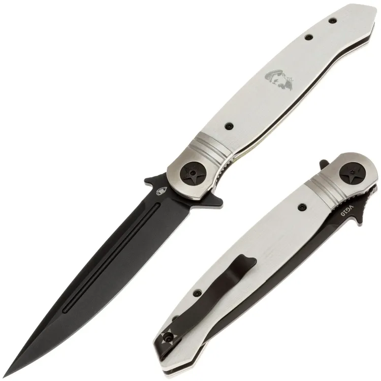 Нож Reptilian НКВД-02-4 сталь VG-10 рукоять White G10