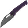 Нож Kansept Egress blackwash сталь 14C28N рукоять Purple G10