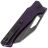 Нож Kansept Egress blackwash сталь 14C28N рукоять Purple G10