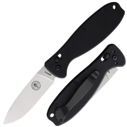 Нож ESEE Zancudo Auto stonewash сталь M390 рукоять Black G10 (BRKR4)