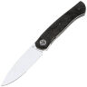 Нож NL Knives Frodo 2.0 Drop сталь M398 рукоять Chaotic Black CF