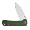 Нож QSP Hawk Satin сталь 14C28N рукоять Green Micarta (QS131-H)