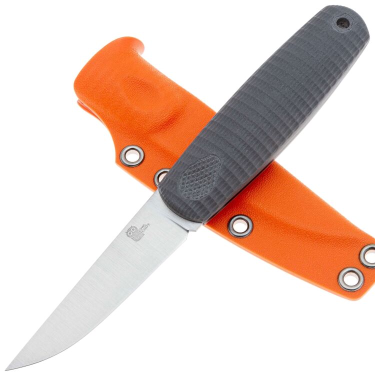 Нож Owl Knife North-XS сталь JM390 рукоять серая G10