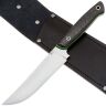 Нож 7 Ножей ТехноПчак сталь N690 рукоять Green G10/Carbon Fiber