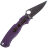 Нож Spyderco Paramilitary 2 Black сталь Cru-Wear рукоять Purple G10 (C81GPPRBK2)