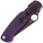 Нож Spyderco Paramilitary 2 Black сталь Cru-Wear рукоять Purple G10 (C81GPPRBK2)