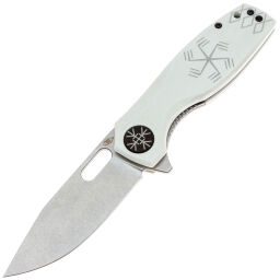 Нож Reptilian Тобол-03 сталь D2 рукоять White G10