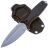 Нож N.C. Custom Grave stonewash сталь AUS-10 рукоять Black G10