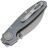 Нож Vosteed Shilin Cutter Lefty stonewash сталь Elmax рукоять Gray Aluminum