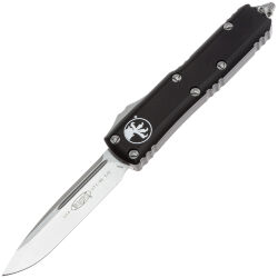 Нож Microtech UTX-85 S/E satin сталь M390 рукоять Black Aluminium (231-4)