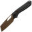 Нож Vosteed Kroc copper dune сталь S35VN рукоять Black Aluminum/Topo G10
