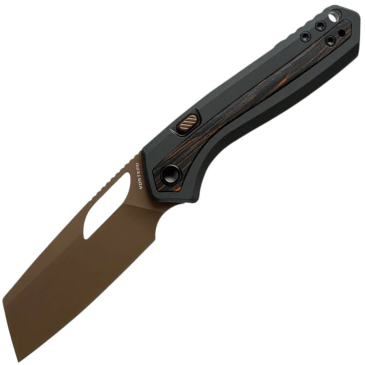 Нож Vosteed Kroc copper dune сталь S35VN рукоять Black Aluminum/Topo G10