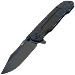 Нож Reate 9D-V2 DLC сталь CPM-154CM рукоять DLC Titanium/Carbon fiber