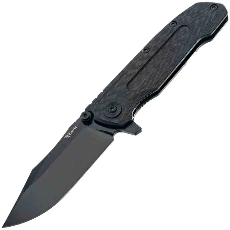 Нож Reate 9D-V2 DLC сталь 154CM рукоять DLC Titanium/Carbon fiber