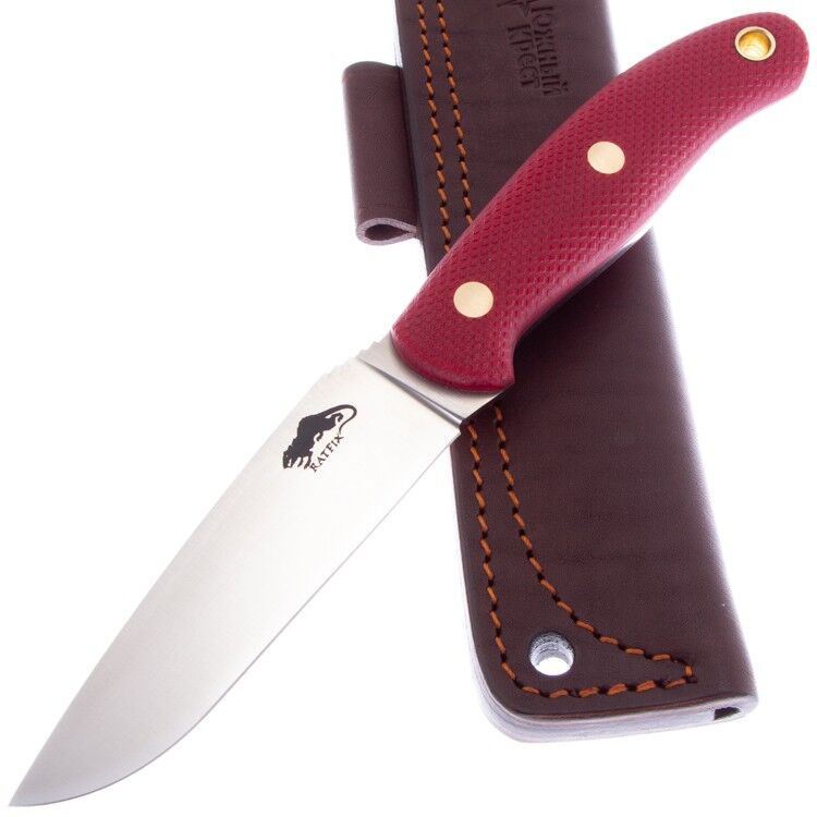 Нож Южный Крест Ratfix 120 сталь N690 рукоять микарта красная (203.0257)