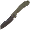 Нож Daggerr Rhino DL blackwash сталь 8Cr14MoV рукоять Olive FRN