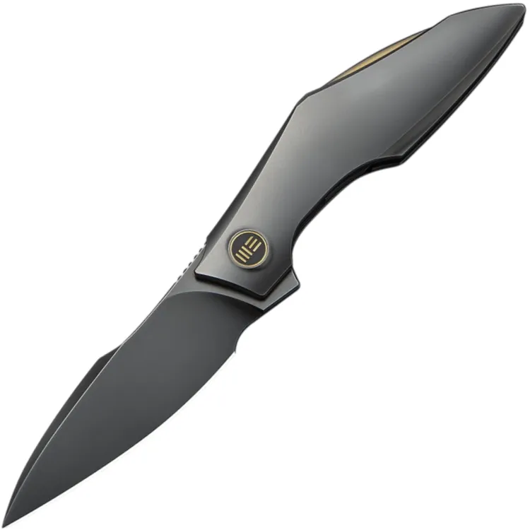 Нож WE Knife Krait Snake polished gray сталь M390 рукоять Gray Titanium (WE24084-3)