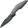 Нож WE Knife Krait Snake polished gray сталь M390 рукоять Gray Titanium (WE24084-3)
