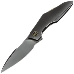 Нож WE Knife Krait Snake polished gray сталь M390 рукоять Gray Titanium (WE24084-3)